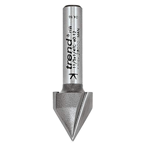 Trend - Fase V-Nutfräser 60 Grad - 11/5X1/4TC