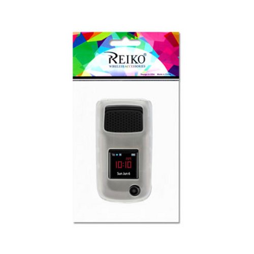 Reiko Rpc10-Sama847Cl Premium Durable Rubberized Protective Cover For Samsung Rugby Ii (A847) - 1 Pack - Retail Packaging - Clear #TOP4