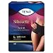Produktbild Tena Silhouette Unterwäsche mit hoher Taille, Schwarz, 8 Stück