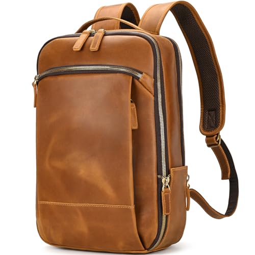 ビジネス リュック 本革メンズ ブラウン」の人気商品一覧 | 安い商品を