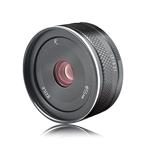 AstrHori Obiektyw 27 mm F2,8 II z dużą przysłoną, ręczny obiektyw APS-C, kompatybilny z aparatami bezlusterkowymi Nikon Z-Mount Z50, ZFC itd. (szary)