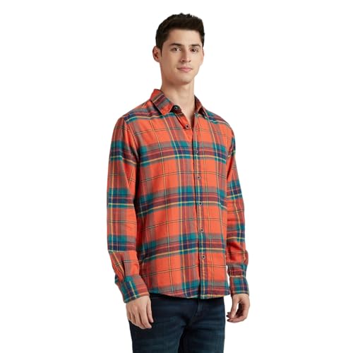Image of Pepe Jeans Men's Regular Fit Full Sleeve Checkered Cotton Casual Shirt | Check Shirt for Man | Smart & Stylish | Multiple Styles | Mens Casual Shirts
