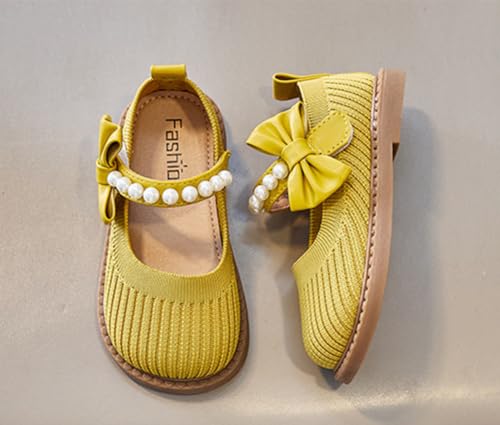 Girls Dress Shoes Princess Wedding Party Ballet Pearl Flats for Toddler/Little Kid4