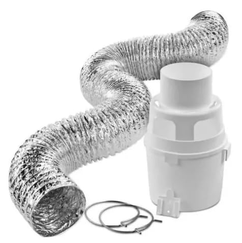 La Mejor Recopilación de Secadora A Gas al mejor precio. 45 Kit de Trampa para Pelusa con Ventilación para Secadora,Manguera de Aluminio 150 cm, Universal, con Recipiente y Abrazaderas, para Uso Interior