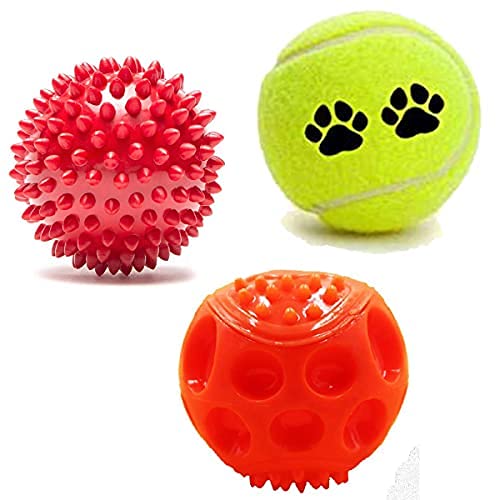BLACKDOG Puppy Toys Dog Toy for Small Dogs Ball Toy Combo Teething Ball Toys, Pack of 3 Combo Pack (B095DD84CL) Amazon Price History, Amazon Price Tracker