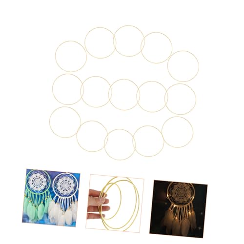Estructura circular de metal COHEALI para armazón de alambre para manualidad y aros de pared 7