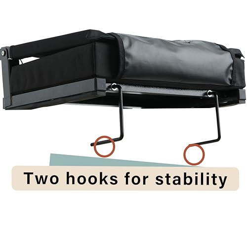 Sport Beats SS-BLACK-1 Stadium Seat For Bleachers With Back Support And Cushion Includes Shoulder Strap And Cup Holder thumb #4