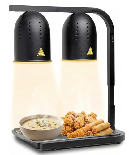 SYBO DL2112 Commercial Food Heat Lamp 2-Bulb 500W