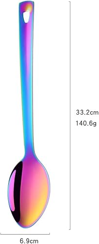 Miniatura 27 de BuyGo - Cuchara grande de acero inoxidable, utensilio de cocina para bufé, para servir, pulido de espejo, apto para lavavajillas, 13.07 pulgadas