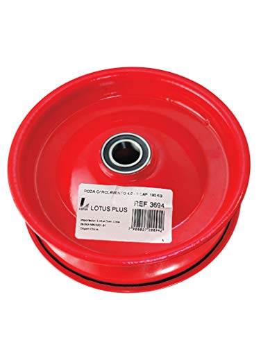 Roda C/Rolamento 4.0X8 Cap.180Kg
