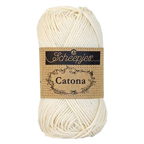 Scheepjes - Scheepjes Catona 130 Old Lace Yarn - 1x25g