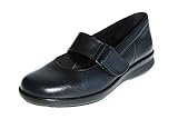 easybase thule 948 Color: piel azul marino EASYB - Sandalias con cuña de Cuero Mujer, Color Azul, Talla 35.5