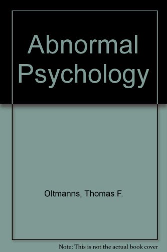 Abnormal Psychology 0133098575 Book Cover