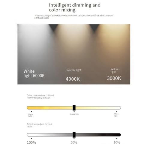 Aplique de pared LED interior de 30cm blanco con iluminación Up Down para baño 3