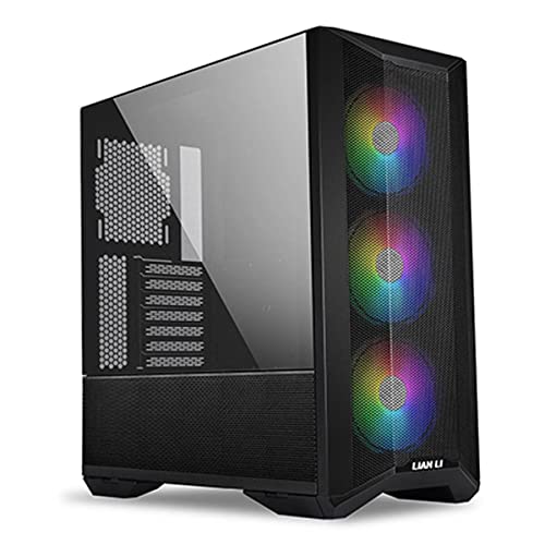 Lian Li Lancool 205 Mid Tower Chassis Atx Computer Case Pc Gaming Case Tempered Glass Side Panel