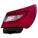 HEADLIGHTSDEPOT Tail Light Compatible with Chrysler 200 2011-2014 Sedan LED Right Passenger Side