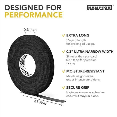 Image of Hampton Adams | As Seen on Shark Tank | Pro Finger Tape (8-Pack) | for BJJ Bouldering Crossfit Weightlift | Non-Slip Extreme Quality No-Fray Climbing Tape | Extended Wear Super Strong Adhesive