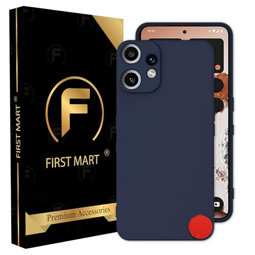 Image of FIRST MART Matte Silicone Back Cover for Nothing Phone CMF 2 Pro - Blue
