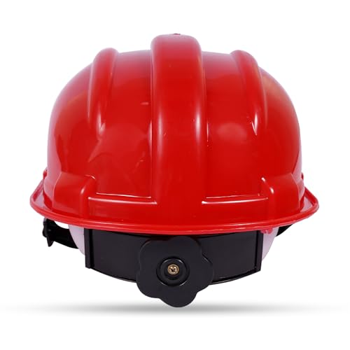 Image of Aktion AK H02 WHT Safety Helmets Rachet Type, Color: Red, Pack of 35, IS 2925:1984