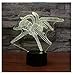 Produktbild 3D Die spinne Optische Illusions-Lampen, Tolle 7 Farbwechsel Acryl berühren Tabelle Schreibtisch-Nachtlicht mit USB-Kabel für Kinder Schlafzimmer Geburtstagsgeschenke Geschenk