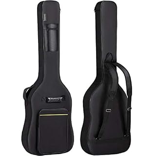 CAHAYA Housse pour Guitare Basse électrique Gigbag Sac à Dos étui Souple rembourré Sac à Dos Noir rembourré Etui Souple… - Les Beatles, Paul McCartney, John Lennon, RIngo Starr, George Harrison