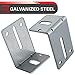COLIBROX Garage Door Track Jamb Bracket Size J-6 PK- 4