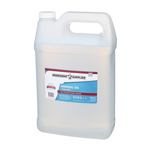 Aceite mineral (1 galón) – Grado USP/NF – Fabricado en los Estados Unidos – Vegano – Sin OMG – 128 onzas