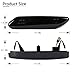Gempro LED Front Fender Side Marker Lights Assembly Smoke Lens Turn Signal Lamp Replacement for 2011 2012 2013 2014 2015 2016 Mini Cooper R60 R61 Countryman Paceman, 2PCS