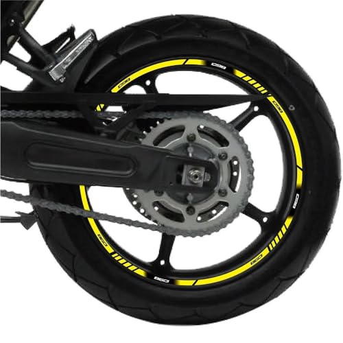 Autocollant de Jante Moto Ducati 1098 pour Vos Sorties Nocturnes Securisées - 3
