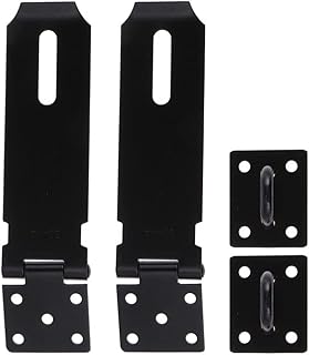 Door Bolt,Door Lock,Door Latch, Door Security Slide Latch Lock Stainless Steel Door Lock Slide Latch Lock Easy to Install Heavy Duty Latch for Patio Front Door Gate Hotel Window 2pcs Black