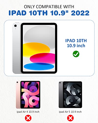 Pacote com 2 películas Paperfeel para iPad 10ª geração 2022 (10,9 polegadas), película de PET fosca
