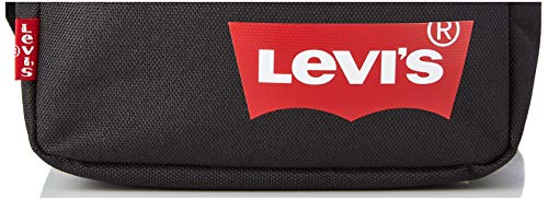 Levi's Men's Mini Crossbody Solid (Red Batwing) Cross Bag, Regular Black, One Size