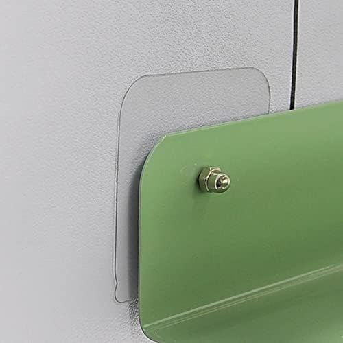 Image of Stainless Steel, PVC, ABS Nail Free Seamless Adhesive Non-Trace No Drilling Installation Hanging, Waterproof Screws Wall Hook (Transparent) (Pack of 5)