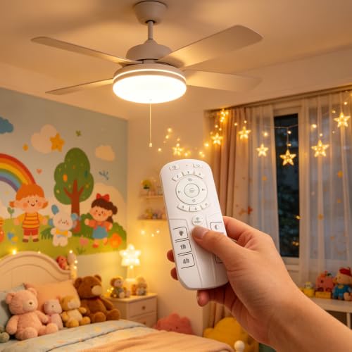 Control remoto de ventilador para celebración de verano en sala 6