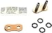 EK Motorcycle Chain Motor Sport Rivet Connecting Link for 530 ZVX3 Series Chain - Gold