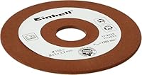 Original Einhell Ersatzschleifscheibe Ø 108 mm (Sägekettenschärfgerät-Zubehör, Stärke 3,2 mm, 23 mm Aufnahme, Körnung P100, passend für Einhell Sägekettenschärfgeräte)