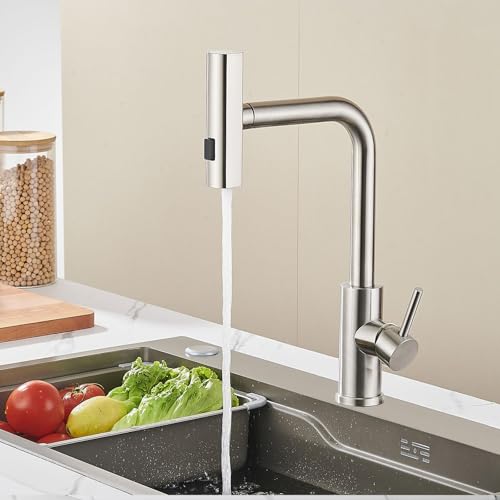 Yesop Torneira De Cozinha Gourmet Inox Escovado Cor Prateado