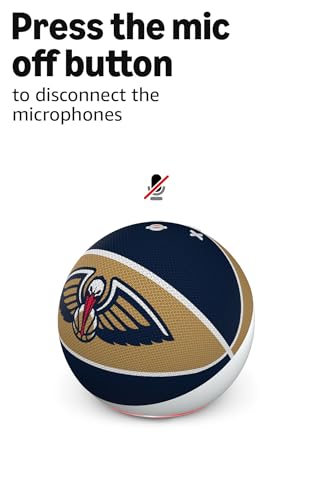 Image of Amazon Echo Dot (newest model) | Officially Licensed NBA Limited-Edition | New Orleans Pelicans