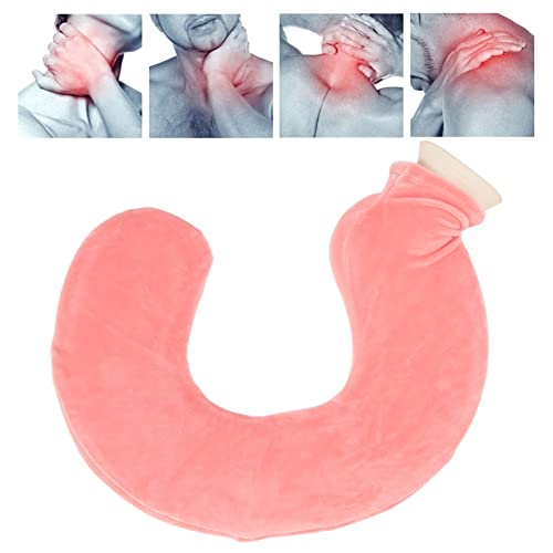 Bolsa de agua caliente para el cuello en forma de U que alivia la tension muscular 3