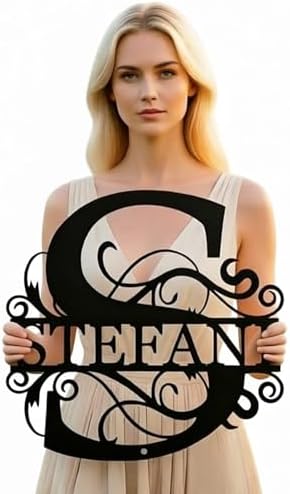 Amazon.com: Custom Metal Name Sign - Personalized Metal Wall Art ...