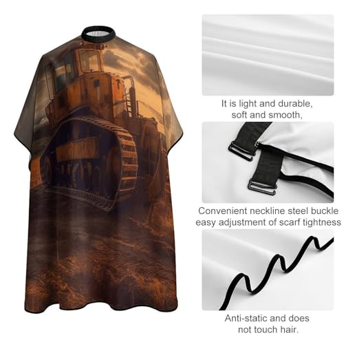Capa para Corte de Cabello Bulldozer Evening Unisex miniatura 4