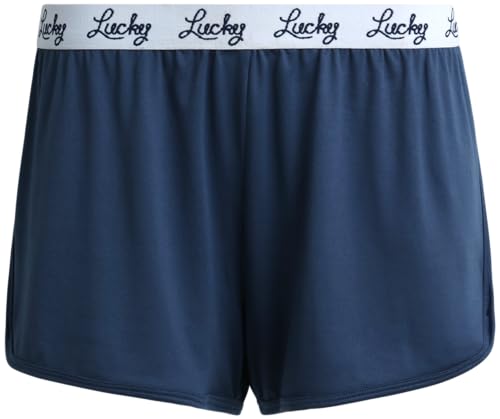 Image of Lucky Brand Women's Pajama Bottoms - Ultra-Soft 2 Pack Sleep and Lounge Sweat Shorts, Cortos de Pijama para Mujer