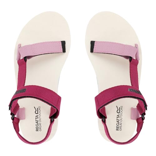 Sandalias impermeables Regatta para mujer con tiras reguladoras en color azul 6