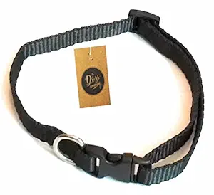 The Pets Company Cat Collar with Bell, Black (X-Small)