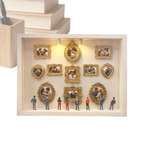 Accesorio para el hogar de coleccionista con marco de silueta artesanal 2