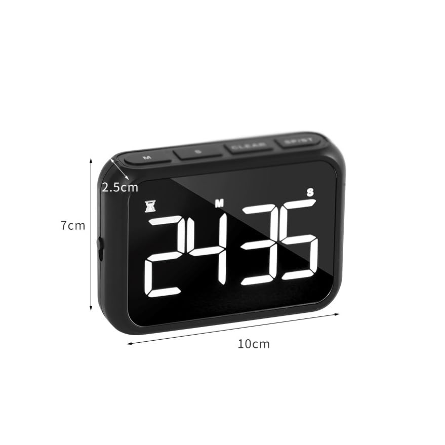 Compte à rebours de cuisson JFDBGU doté d'un grand écran LCD lisible