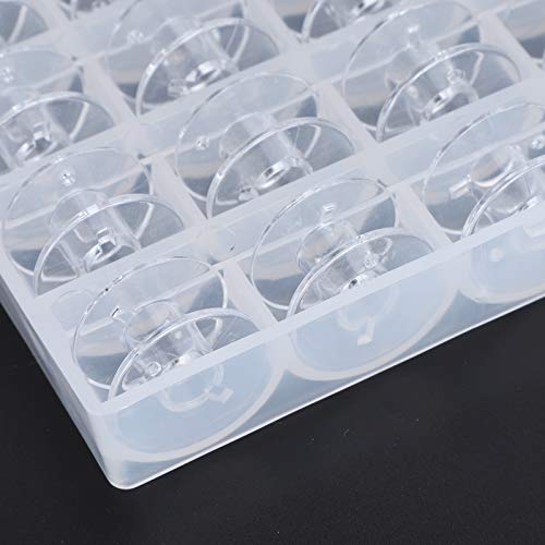 Bobina vacía de plástico resistente y transparente para accesorios 7