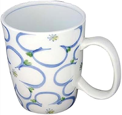 西日本陶器 うす軽マグカップ 青梅 KN123-10