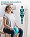 Trideer 9-Inch Pilates Ball, Small Exercise Ball for Yoga, Core Training, Physical Therapy, Balance, Stability and Stretching Pilates Equipment with Inflation Straw