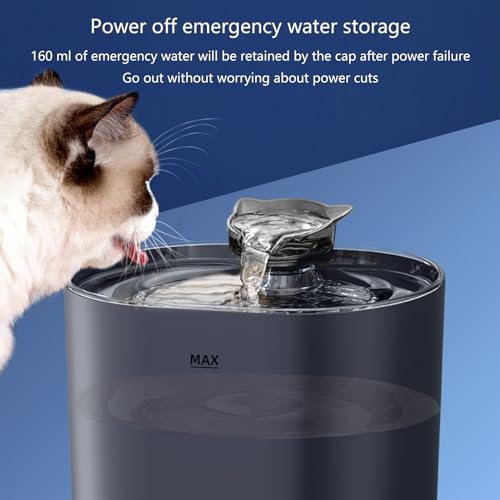 Fuente automática para agua de gatos y perros miniatura 5